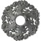 Ekena Millwork Orrington Ceiling Medallion (Fits Canopies up to 4 3/4"), 19 5/8"OD x 4 3/4"ID x 1 3/4"P, Silver CM19ORSLS - alternate 1